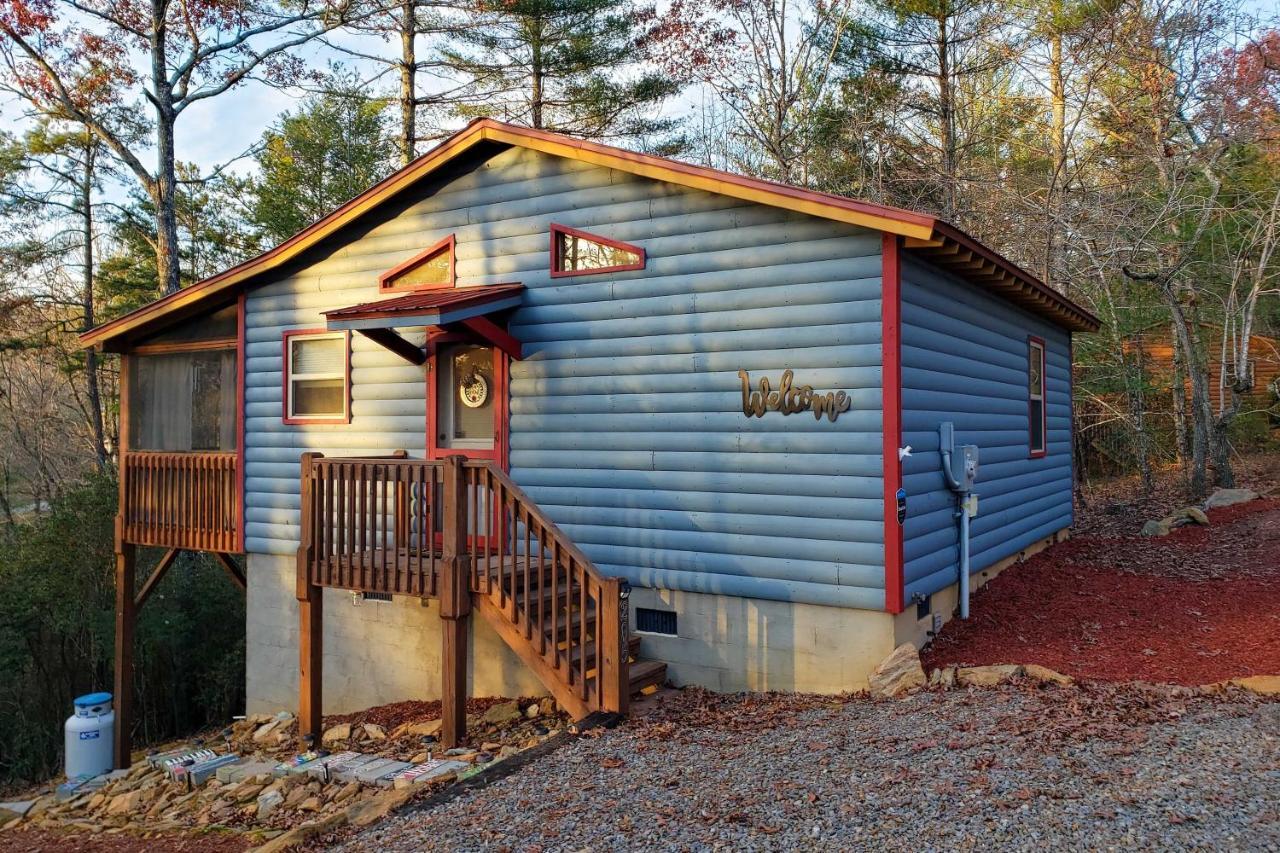 Custom Mtn Cabin By Hikingandmotorcycle Routes! Murphy Luaran gambar