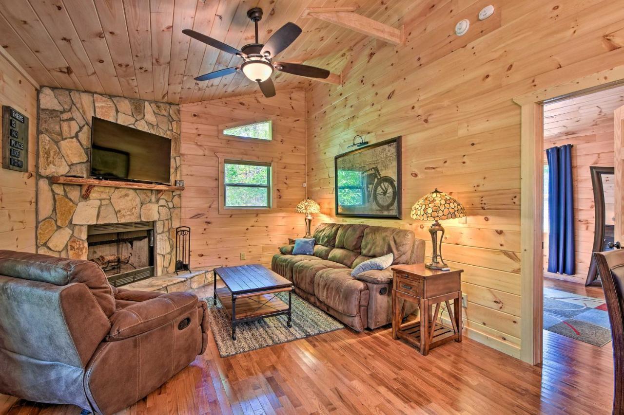 Custom Mtn Cabin By Hikingandmotorcycle Routes! Murphy Luaran gambar